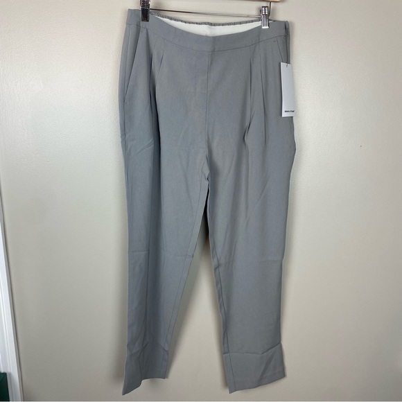 NWT Ministry Of Supply Women's Gray Swift Drape Pant Size 10 - Picture 2 of 8